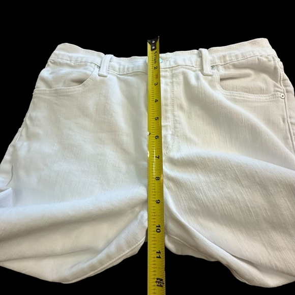 J BRAND MARIA HIGH-RISE WHITE SKINNY JEANS COMFORT STRETCH, ZIPPER FLY. SIZE 29. - Picture 9 of 10